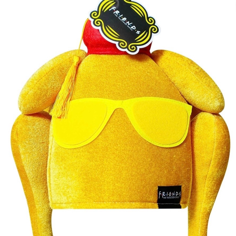 FRIENDS TV Show Turkey Head Hat with Sunglasses